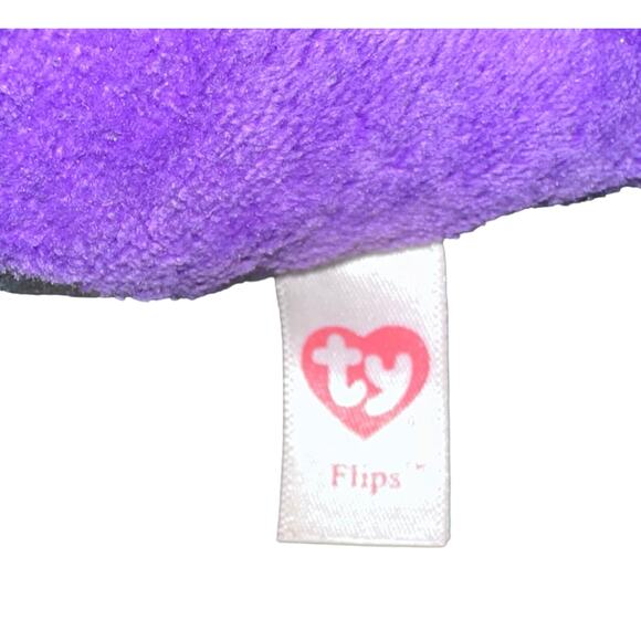 Ty Beanie Boos Flips purple Dolphin small plush collectible soft animal - Picture 5 of 6